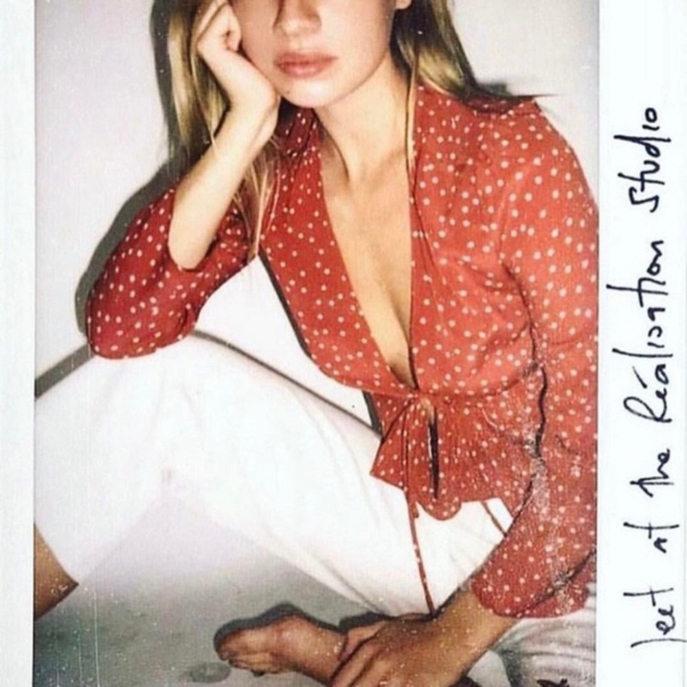 Realisation Par Bianca Star Tie Silk Top - Picture 7 of 16
